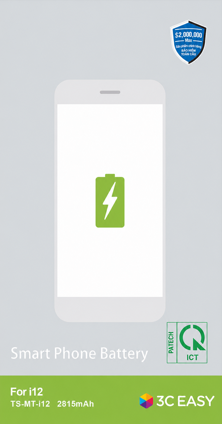 Thay Pin Pisen dung lượng chuẩn Iphone 12-12pro