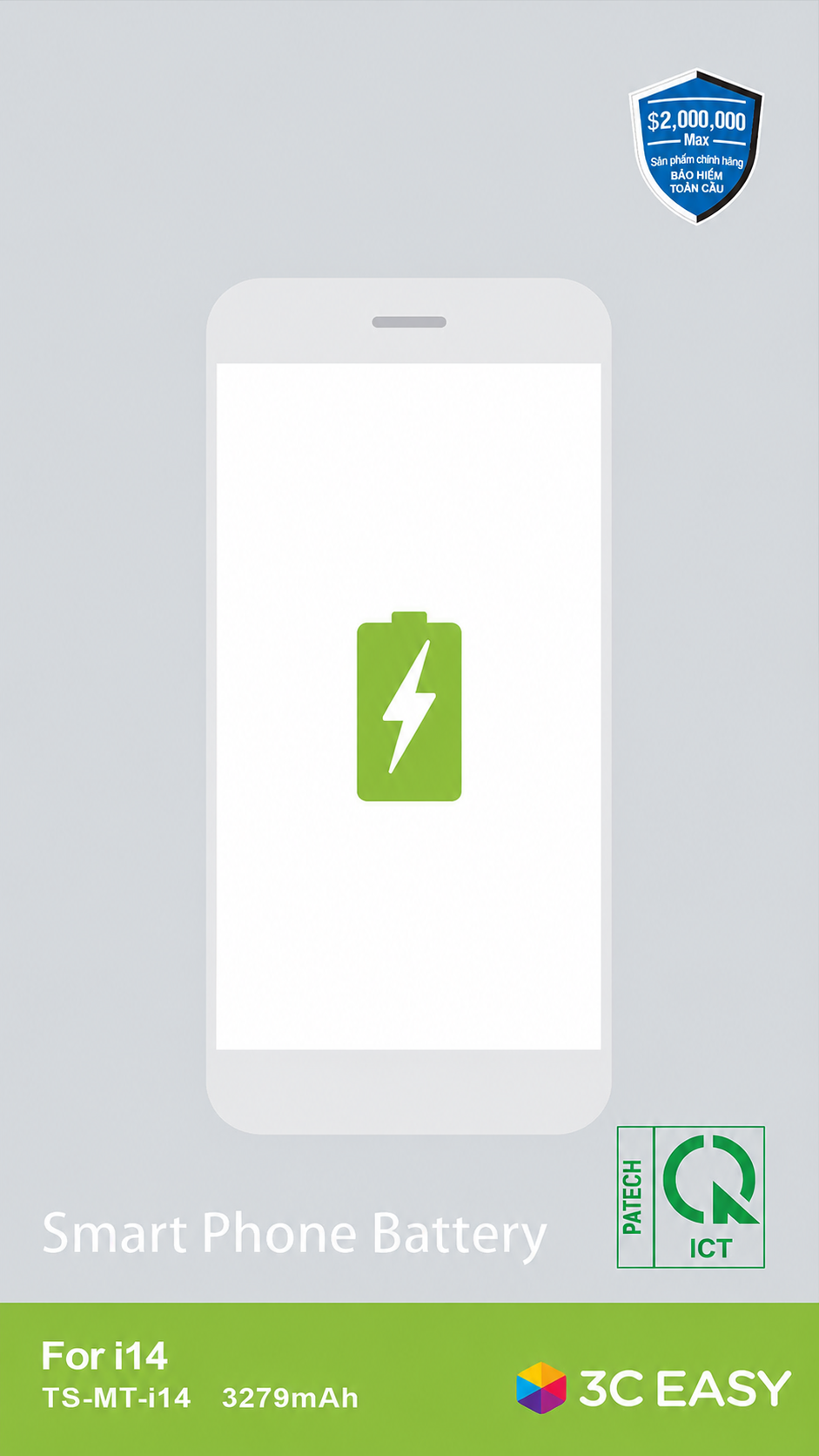 Thay Pin Pisen dung lượng chuẩn Iphone 14